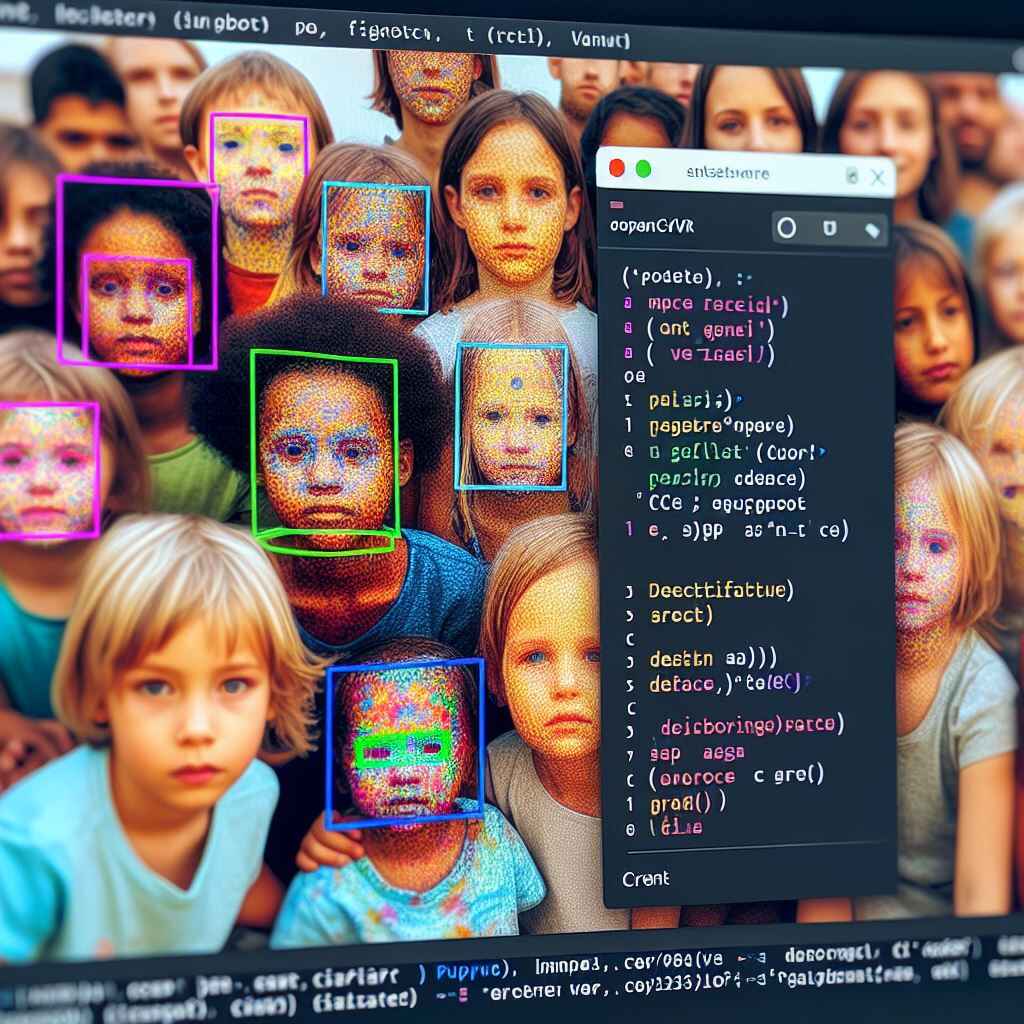 many children faces detected by the ai tool